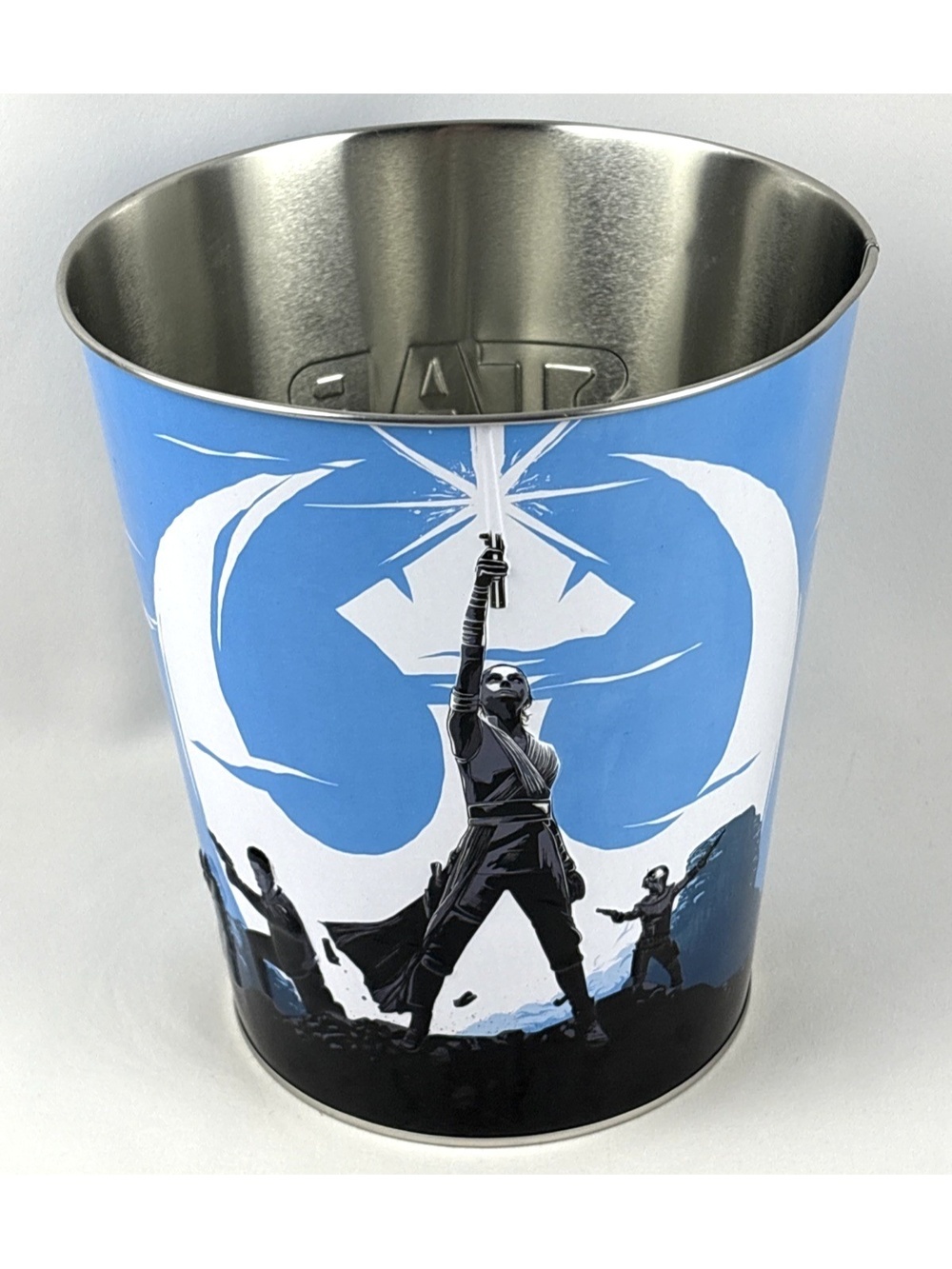Cineplex Star Wars Rise of Skywalker Light Side Popcorn Tin Bucket Blue 2019
